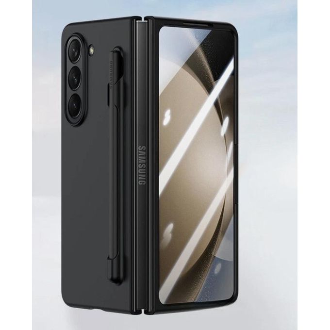 Skin Feel Slim Case for Samsung Galaxy Z fold 7 Fold 6 Fold 5 fold 4 with Stylus Pen Slot Holder Plastic Folding Shockproof Protection Hard Cover with Pen