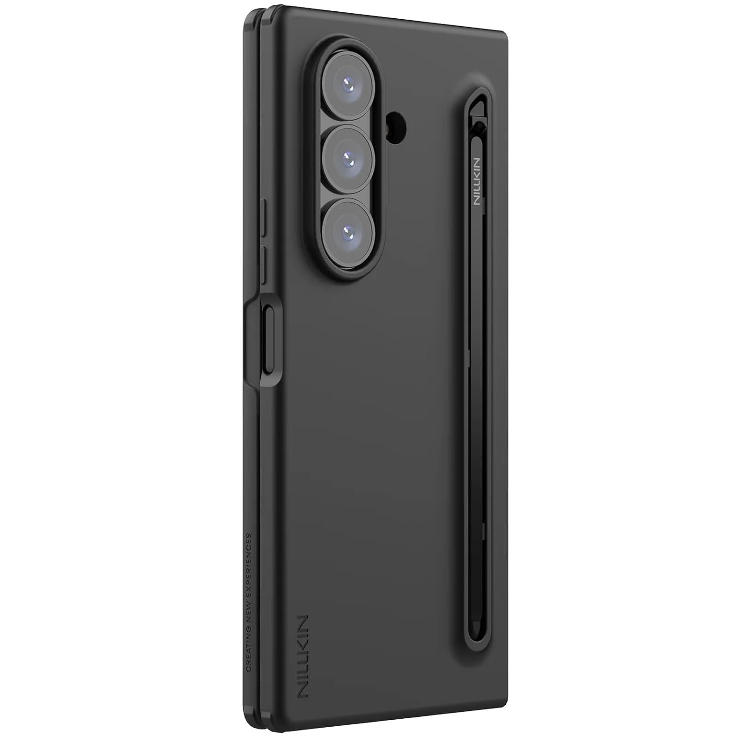 Skin Feel Slim Case for Samsung Galaxy Z fold 7 Fold 6 Fold 5 fold 4 with Stylus Pen Slot Holder Plastic Folding Shockproof Protection Hard Cover with Pen