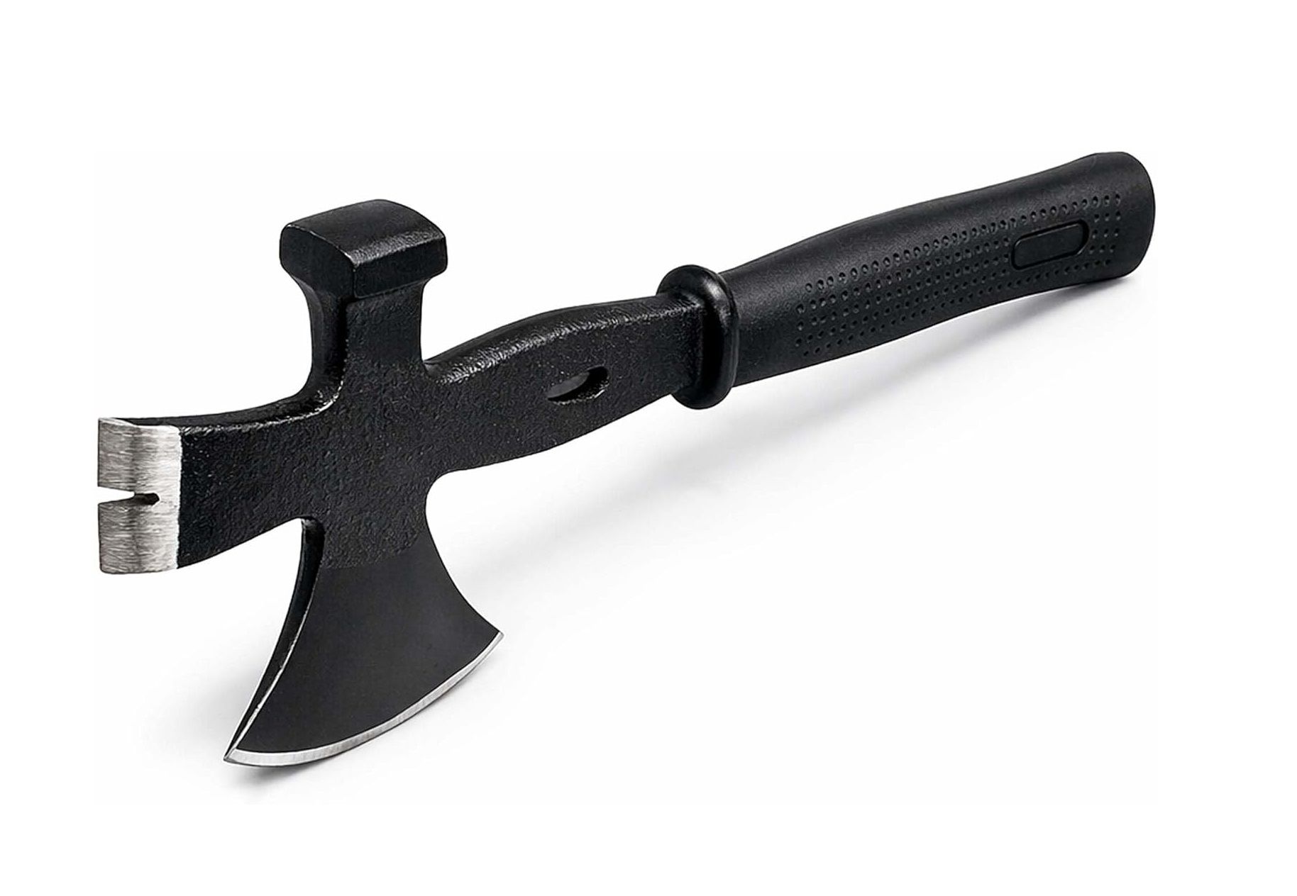 3-in-1 Multi-Purpose Axe 350 mm with Splitting Axe Hammer Nail Iron Crowbar for Outdoor and Construction Site Survival Tool Axe