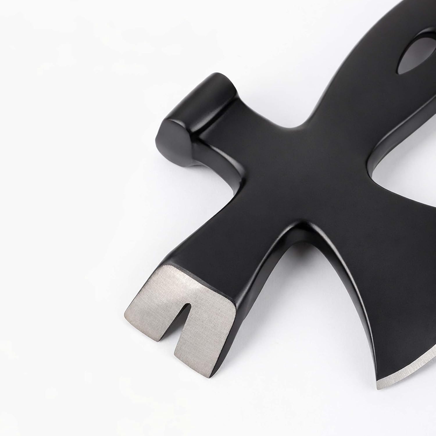 3-in-1 Multi-Purpose Axe 350 mm with Splitting Axe Hammer Nail Iron Crowbar for Outdoor and Construction Site Survival Tool Axe