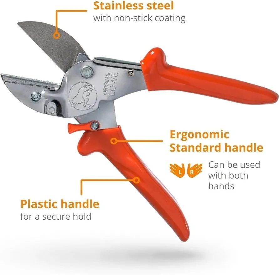 Professional Anvil Pruner Secateurs Garden shear Tools Robust and Sharp Hedge Trimmer Durable Portable Pruning Shears for Gardening