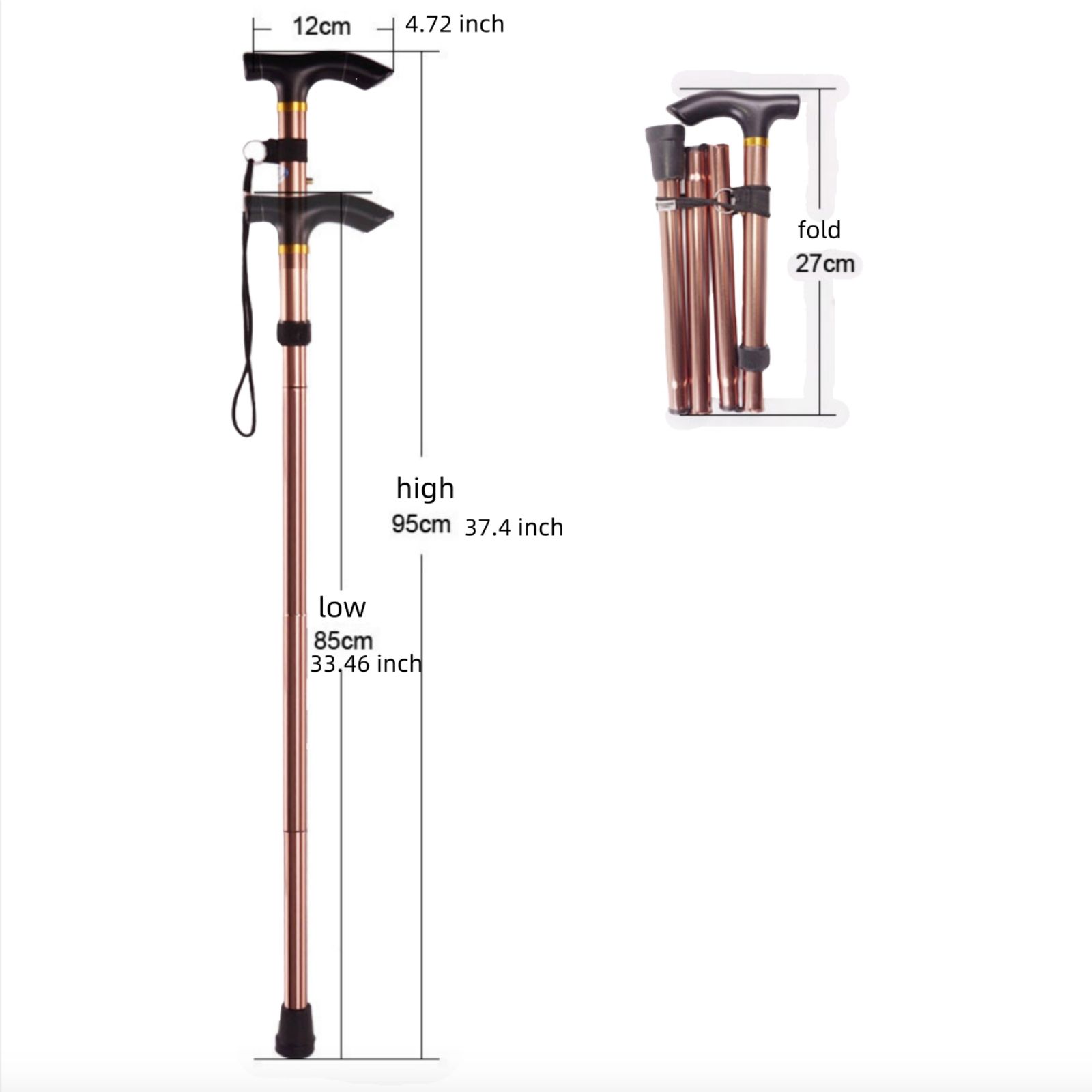 Aluminium Hiking Sticks Collapsible Lightweight Hiking Poles Adjustable Trekking Poles for Outdoor Travel Hiking Walking Sticks for Men Women
Hiking Pole Trekking Pole Climbing Walking Stick