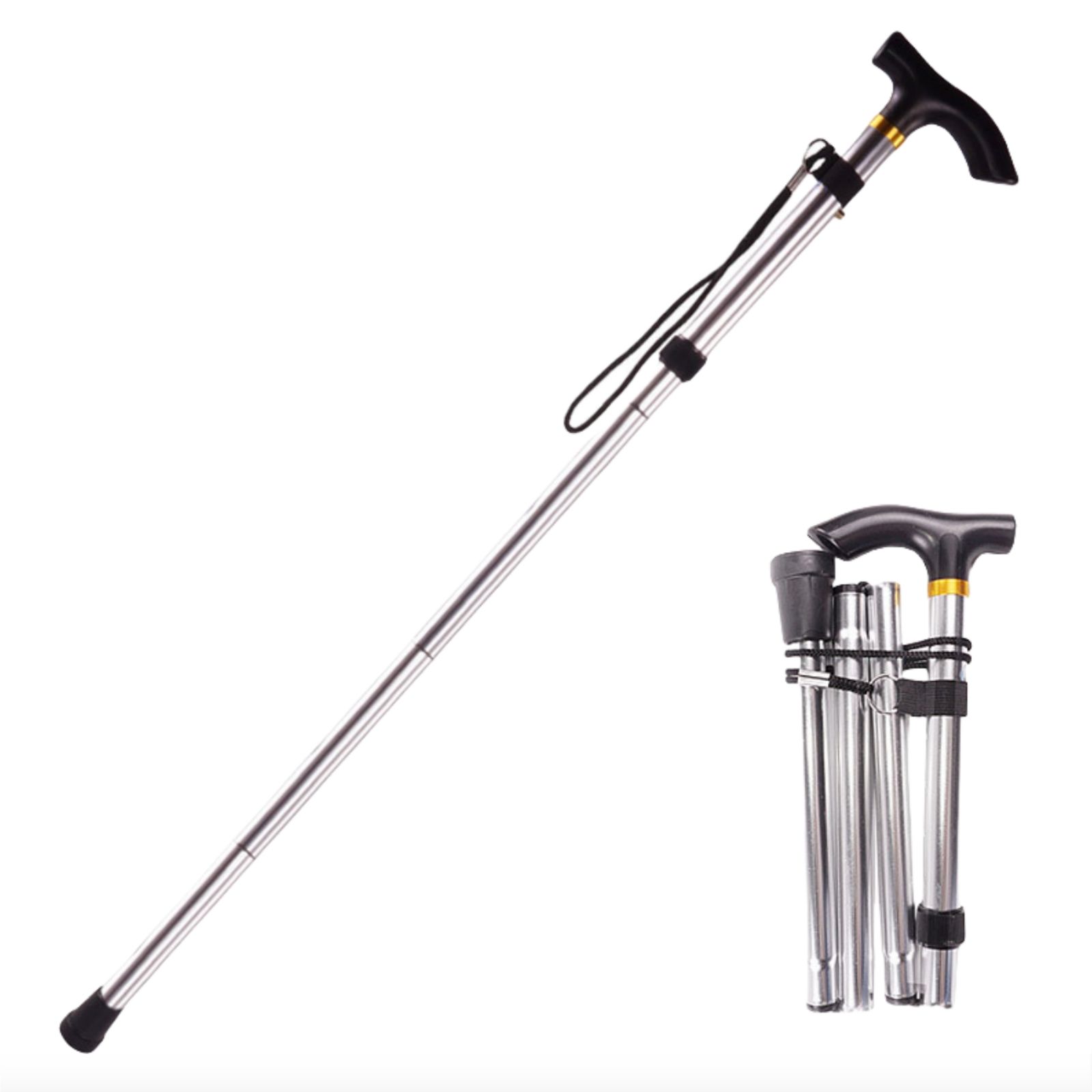 Aluminium Hiking Sticks Collapsible Lightweight Hiking Poles Adjustable Trekking Poles for Outdoor Travel Hiking Walking Sticks for Men Women
Hiking Pole Trekking Pole Climbing Walking Stick