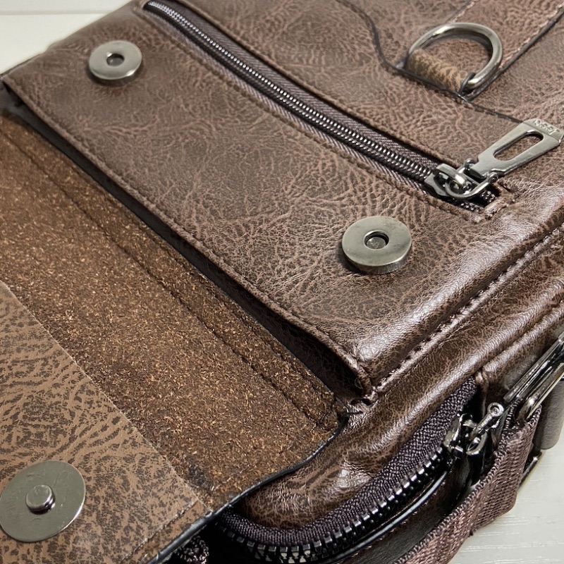 Men Bags Single Shoulder Bag Fashion Man Crossbody Bag Man Business Briefcase Messenger Bag Traveling Bag Shoulder PU Leather Cross-body Sling Bag Large Capacity Waterproof Bag