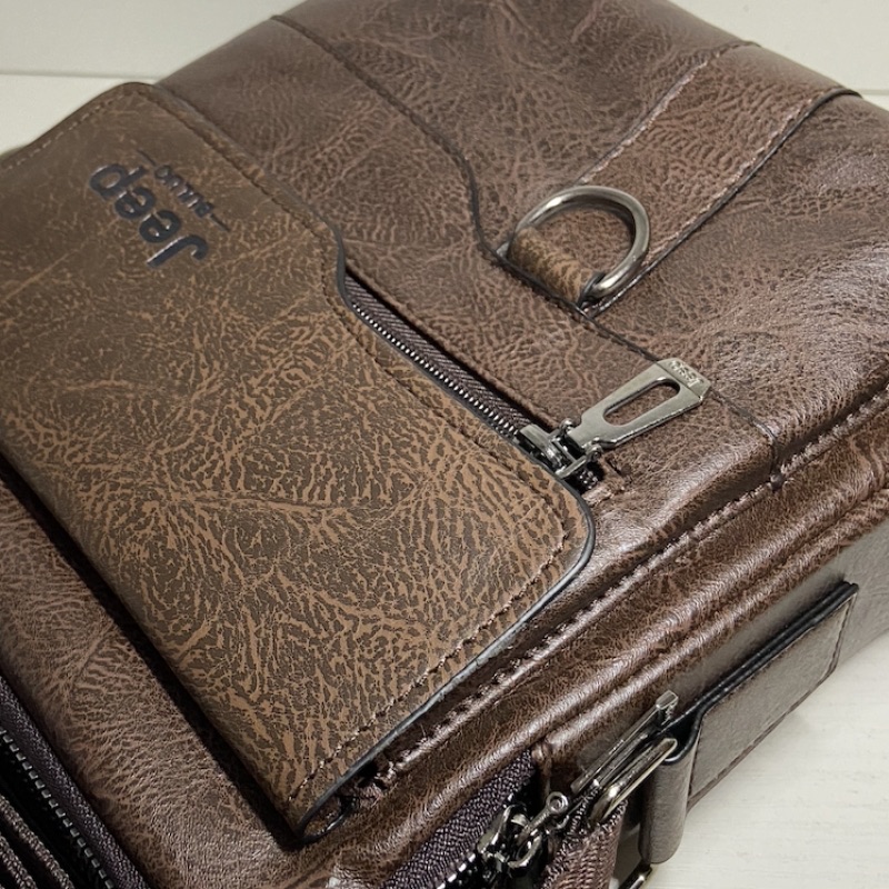Men Bags Single Shoulder Bag Fashion Man Crossbody Bag Man Business Briefcase Messenger Bag Traveling Bag Shoulder PU Leather Cross-body Sling Bag Large Capacity Waterproof Bag