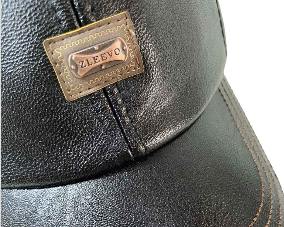 Fashion Leather Baseball Cap Man Hat Curved Sun Visor Hat Outdoor Adjustable Leisure Superior Golf Caps Men Commuting Simple Labeled Baseball Cap Breathable Men Accessories Boy Snapback Hip Hop Cap