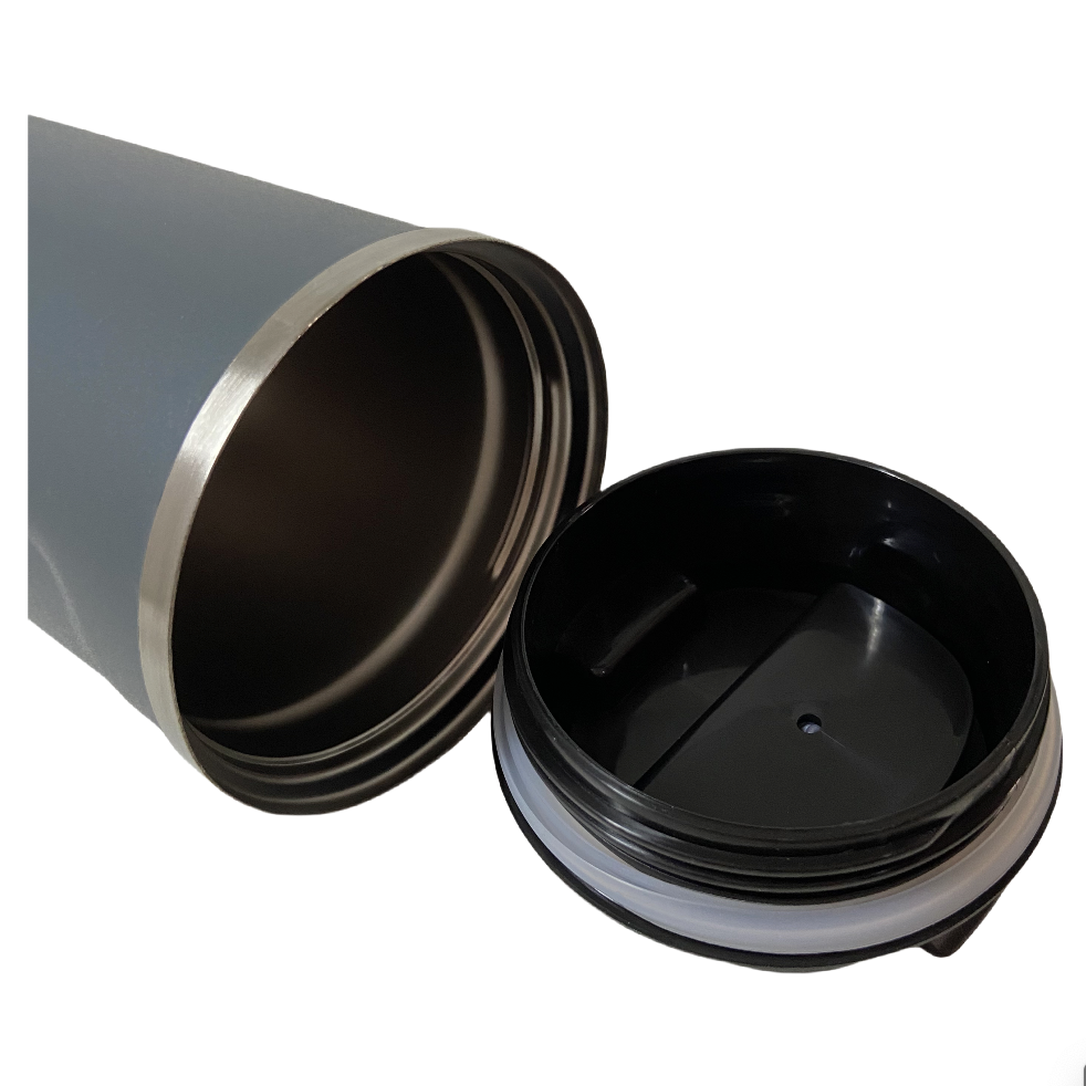 510ML Vacuum Flask Large Capacity Coffee Cup Mug Outdoor Portable Travel Cup Hot Cold Water Thermos Bottle Stainless Steel Insulated Cup Vacuum Flask Men Women Reusable Office Cup with Leak-proof Lid