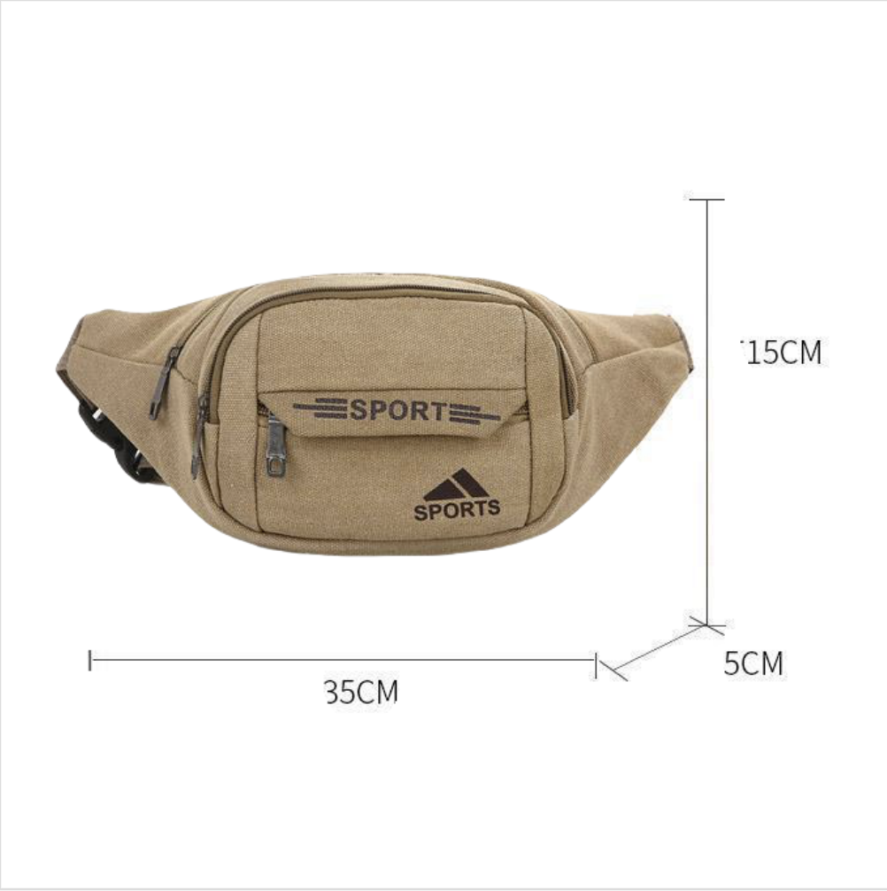 Waist Bag Man Waist Pack Chest Bag Men's Fanny Pack Outdoor Multi-functional Sports Leisure Fashion Mobile Phone Bag Business Cash Wallet Bag One-Shoulder Cross Chest Bag Gym Running Bag Waist Packs