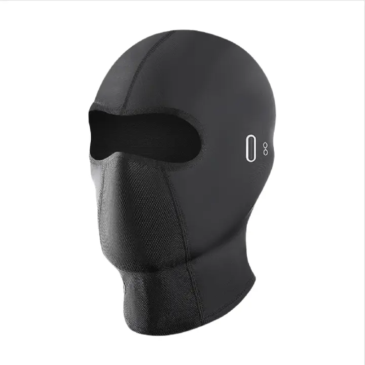 Balaclava Face Mask Black Outdoor Cycling Sunscreen Mask Full Face Mask Motorcycle Helmet Bicycle Head Cap Hats UV Resistant Headgear Head Cover Breathable Tactical Mask Men Ice Silk Scarf Shield