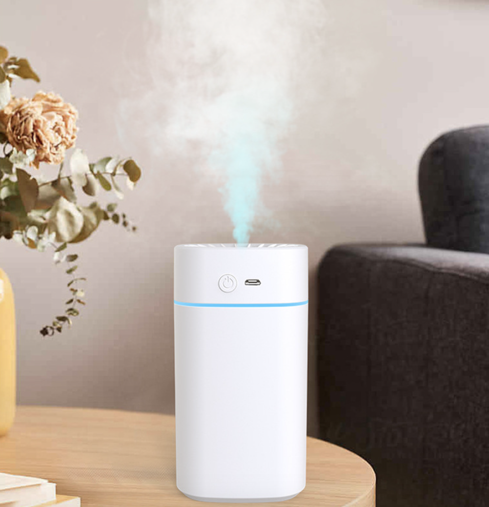 Humidifier Aroma Perfume Essential Oil Diffuser 300ML Humidifier Home Large Spray Humidifier Air Humidifier Household Dormitory Office Vehicle USB Humidifiers Purifier Night Atmosphere Light Bedside