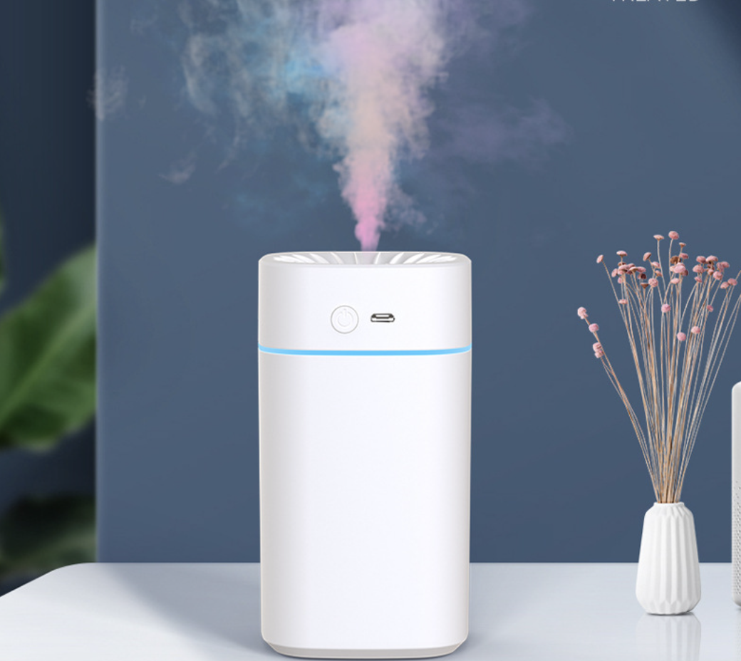 Humidifier Aroma Perfume Essential Oil Diffuser 300ML Humidifier Home Large Spray Humidifier Air Humidifier Household Dormitory Office Vehicle USB Humidifiers Purifier Night Atmosphere Light Bedside