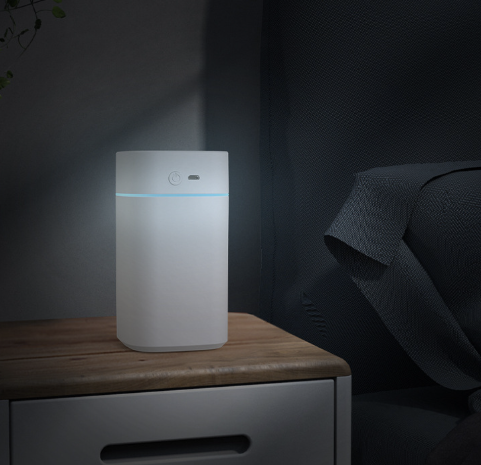Humidifier Aroma Perfume Essential Oil Diffuser 300ML Humidifier Home Large Spray Humidifier Air Humidifier Household Dormitory Office Vehicle USB Humidifiers Purifier Night Atmosphere Light Bedside