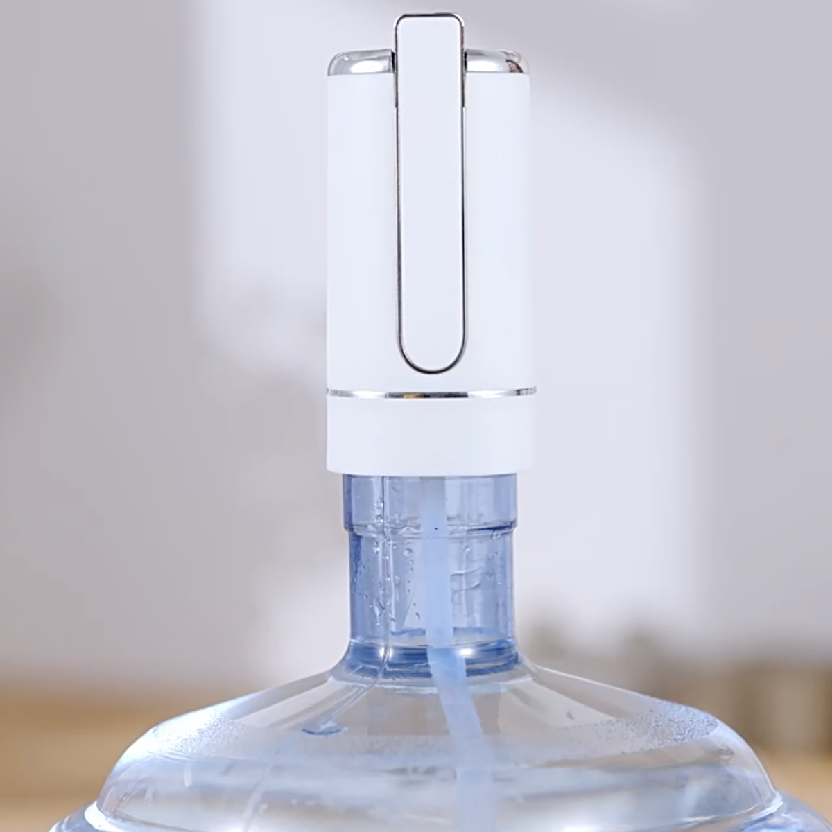 Water Pump Dispenser Household Rechargeable Water Pump Food Grade Automatic Electric Water Bottle Drinking Dispenser Portable Fold Barreled Water Dispenser Pump USB Charging Water Tank Suction Pump