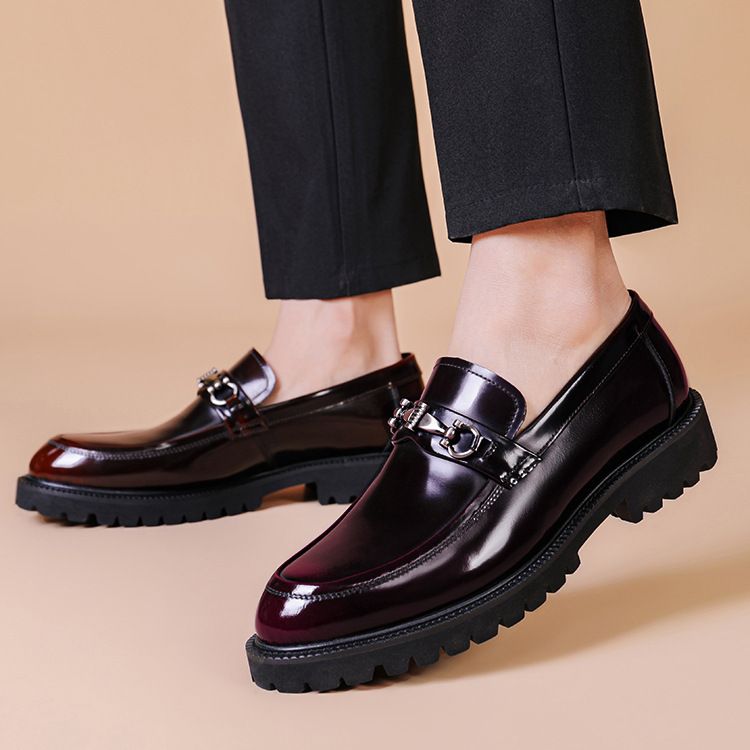 Shoes Men Shoe Loafer Man Shoes Oxford Business Casual Leather Shoes Men Gommino Driving Shoes Man TODS Dress Shoes Fashion Leather Shoes Formal Wear Wine Boy Shoes Doudou Shoes Black Moccasin-gommino
