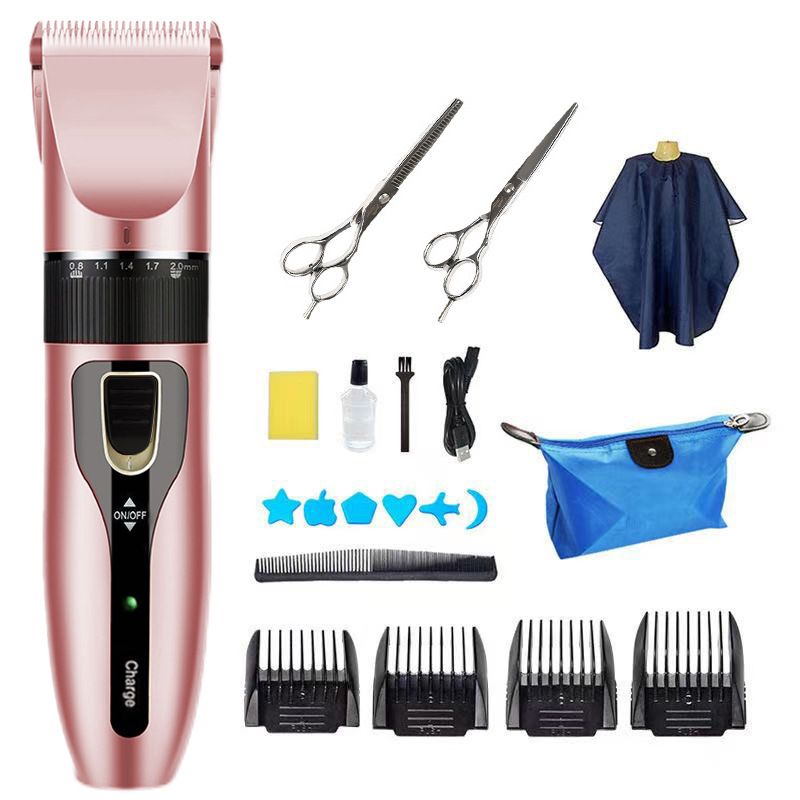 Professional Electric Cordless Hair Clipper with Accessory Blade Guard Rechargeable Balding Hair Clippers