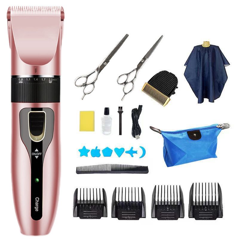 Professional Electric Cordless Hair Clipper with Accessory Blade Guard Rechargeable Balding Hair Clippers