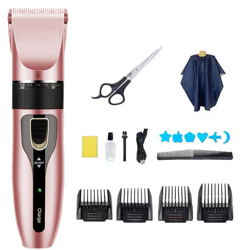 Professional Electric Cordless Hair Clipper with Accessory Blade Guard Rechargeable Balding Hair Clippers