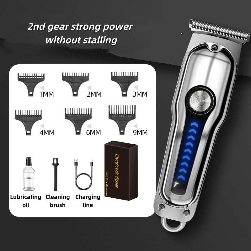 Rechargeable Hair Clippers Electric Professional Cordless Balding Hair Clipper with Accessory