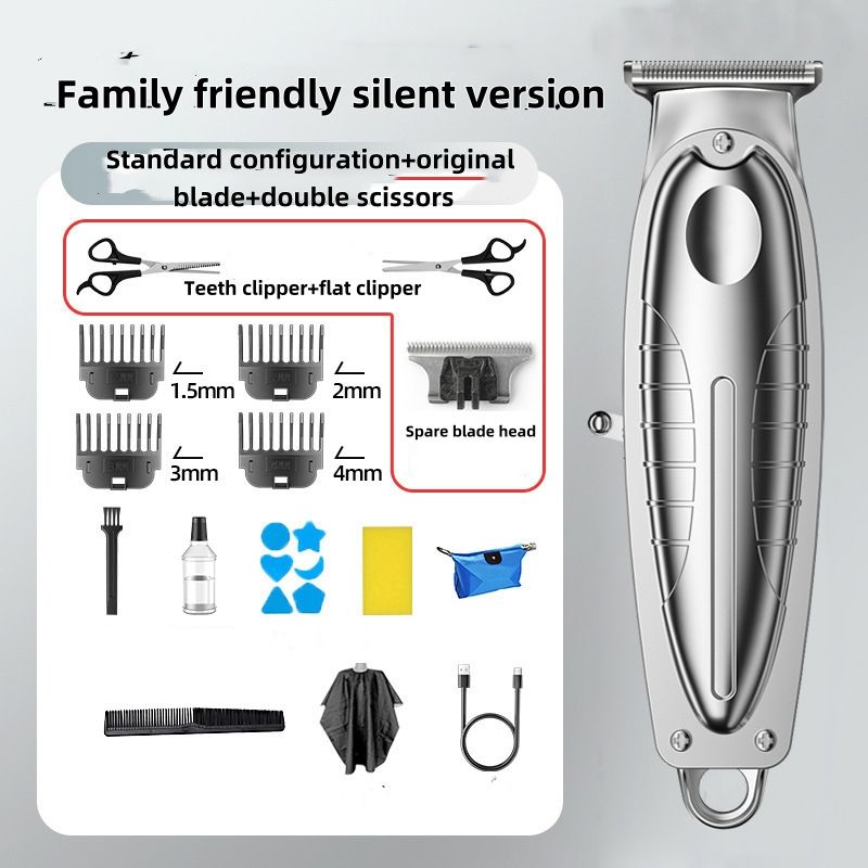 Rechargeable Hair Clippers Electric Professional Cordless Balding Hair Clipper with Accessory