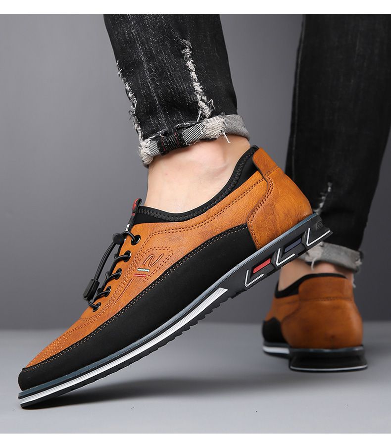 Shoes Men Shoe Loafer Man Oxfords Business Shoes Mens Casual Loafers Driving Shoes Men's Party Slip-Ons Large Size 52 Men's Shoes White Fashionable Men's Shoes Slip on Flat Work Shoes