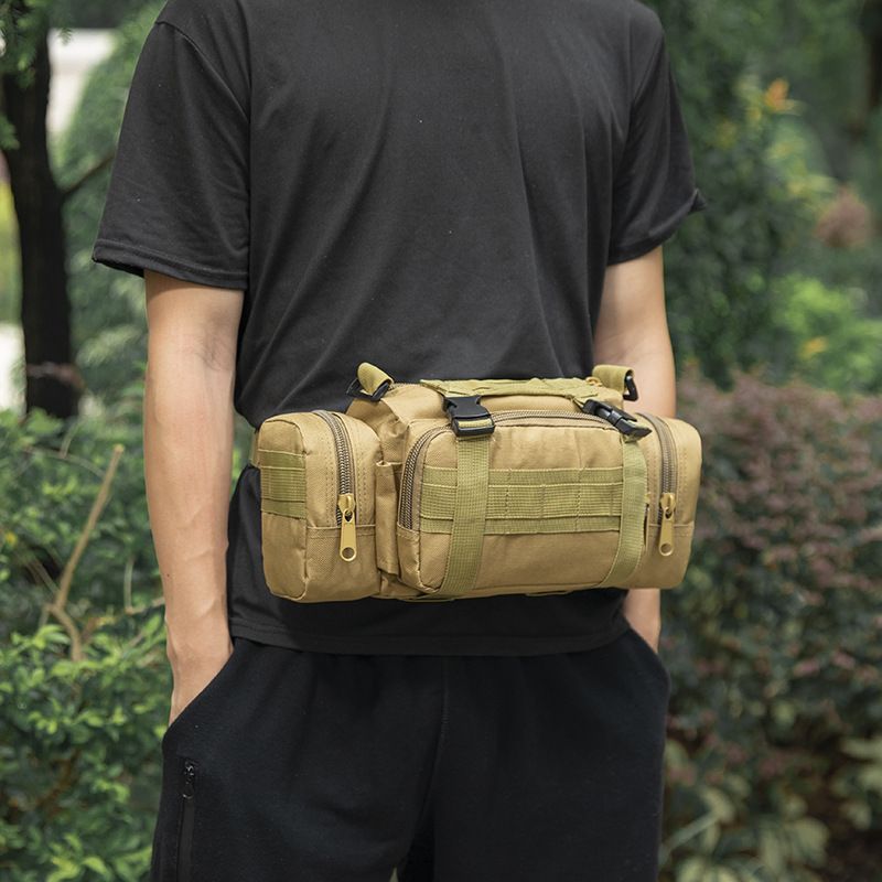 Multi Function Sports Outdoor Fishing Waterproof Running Bag Pocket
Camera Photography Tactical Package 3P Magic Waist Bag Men Fashion Shoulder Bag Crossbody Bag