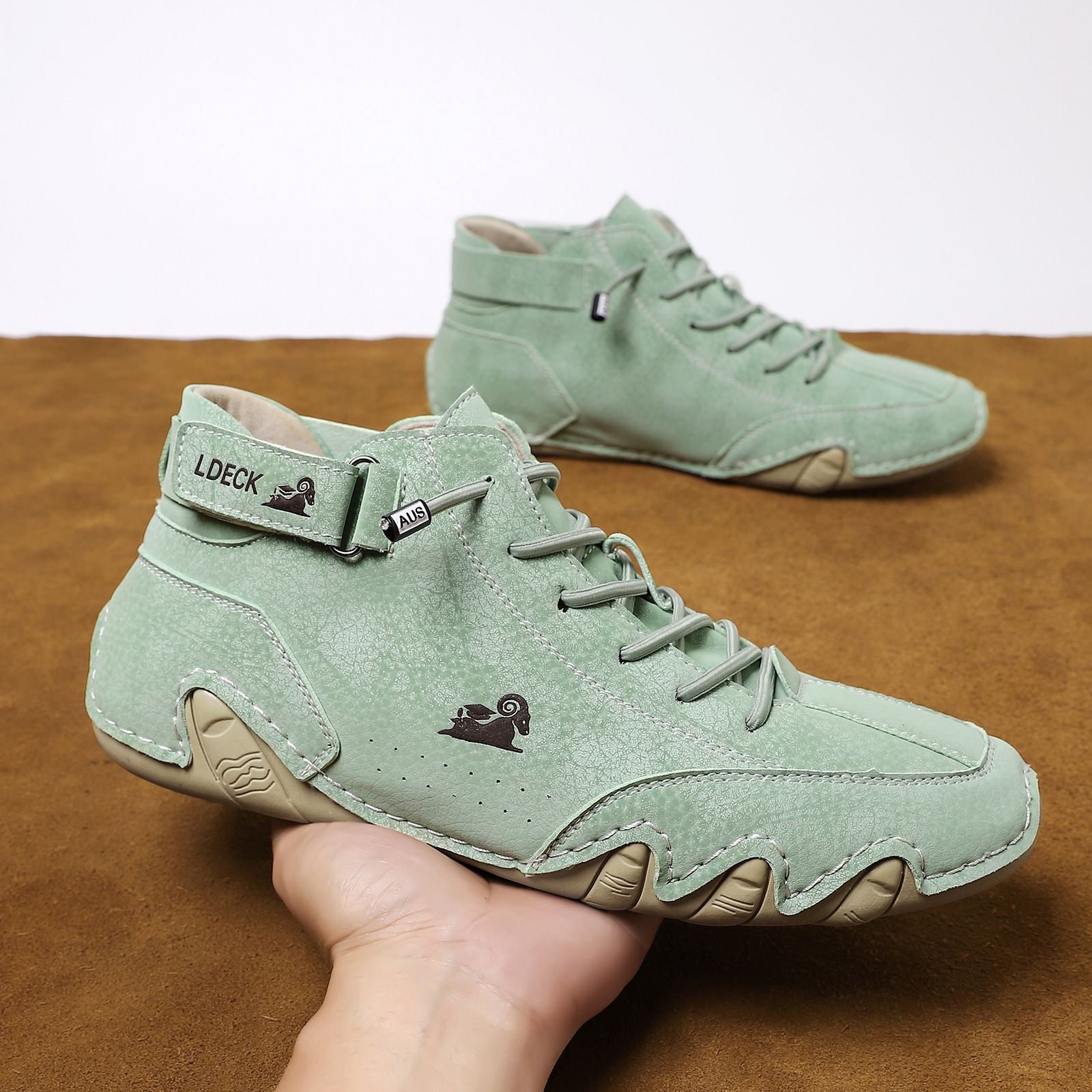 Shoes Men Martin Boots Autumn Winter High Top Octopus Men's Shoes Men's Casual Short Boots