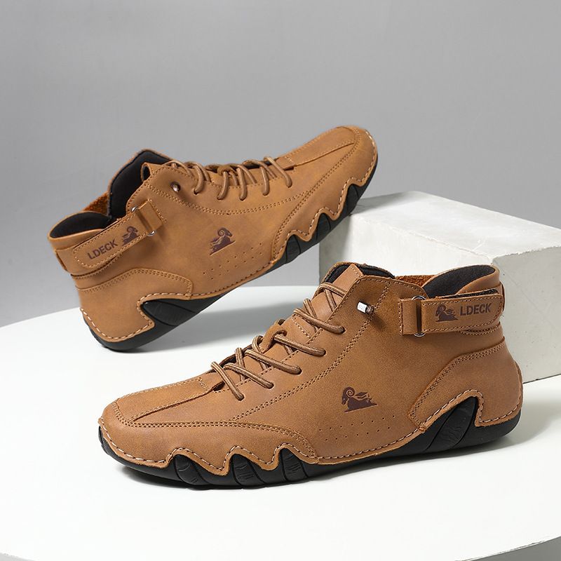 Shoes Men Martin Boots Autumn Winter High Top Octopus Men's Shoes Men's Casual Short Boots
