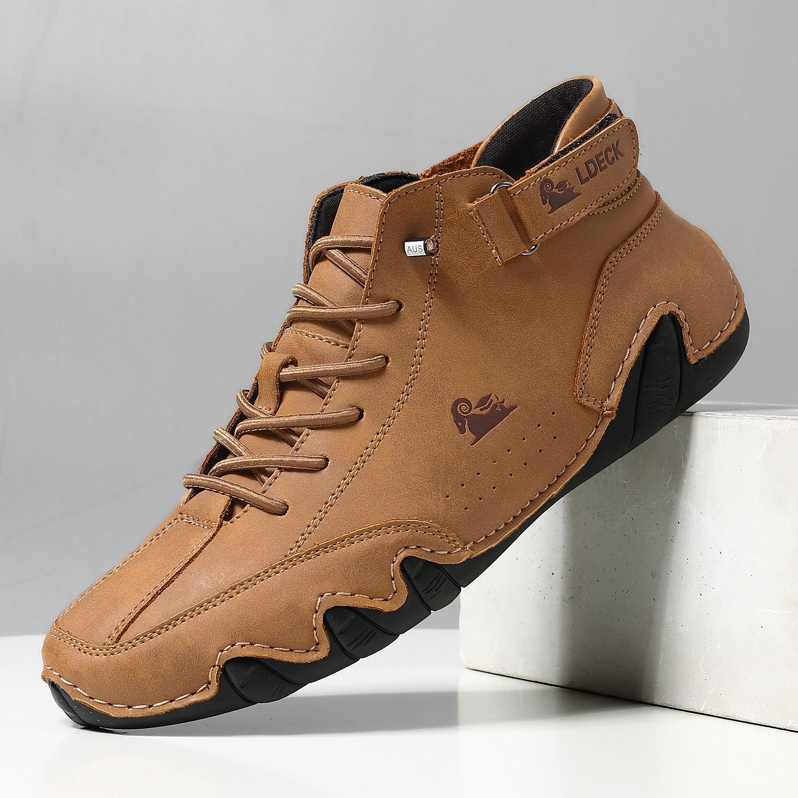 Shoes Men Martin Boots Autumn Winter High Top Octopus Men's Shoes Men's Casual Short Boots