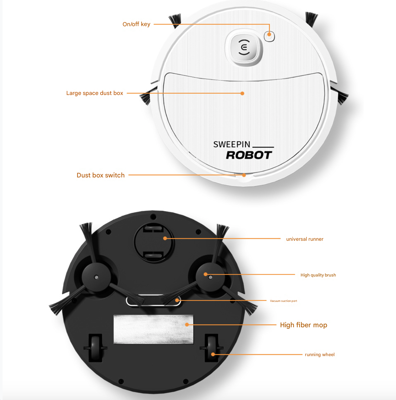 Sweeping Robot Household Vacuum Cleaner Carpet Cleaner Sweeping Machine
