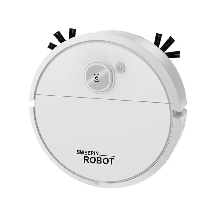 Robotic Vacuum Cleaner Sweep Clean Mop Integrated New Automatic Home Intelligent Vacuum Cleaner USB Charging White Floor Cleaning Machine Wireless Carpet Cleaner Household Mini Sweeping Machine