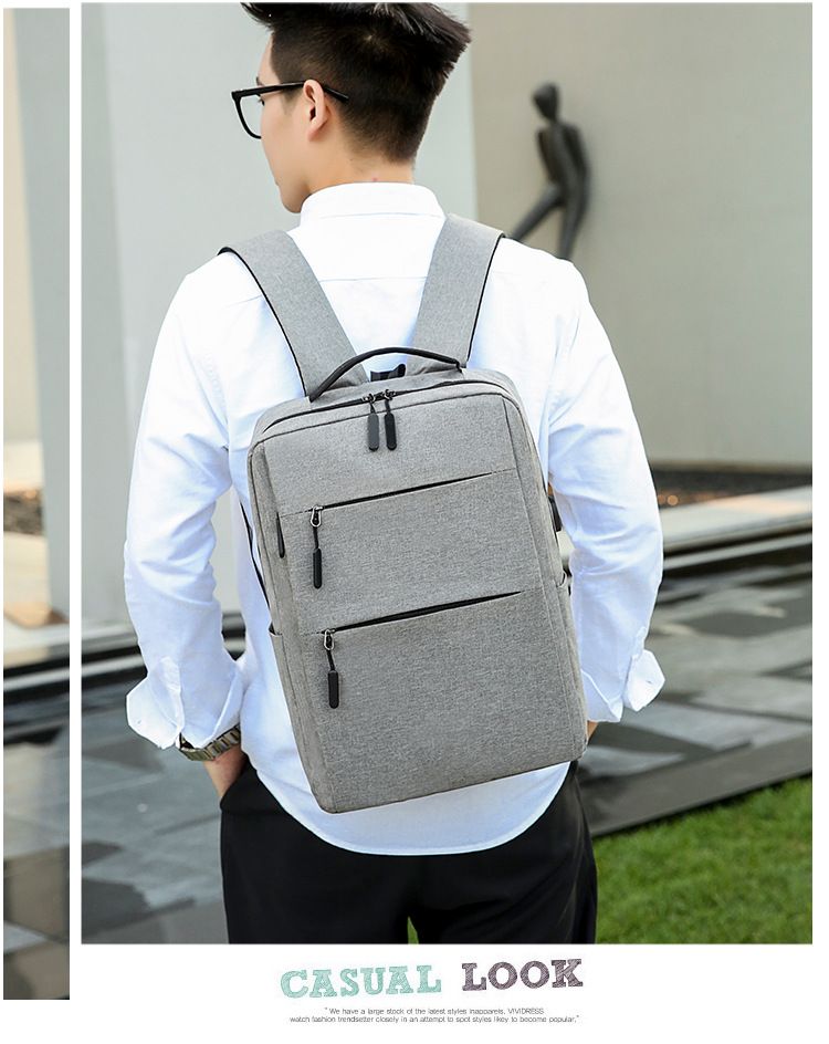 Backpack Men's Business Leisure Backpack Large Capacity Outdoor Sports Backpack Laptop Bag