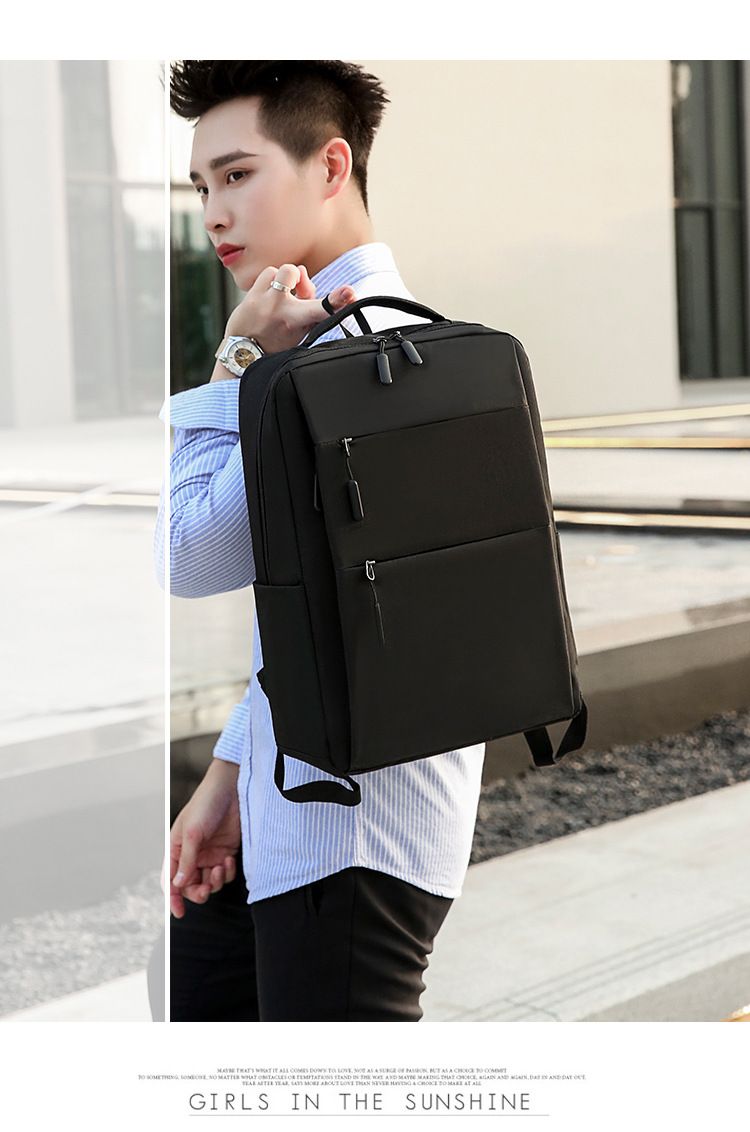 Backpack Men's Business Leisure Backpack Large Capacity Outdoor Sports Backpack Laptop Bag