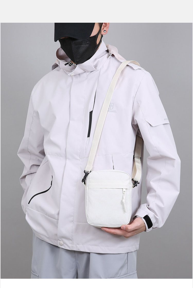 Oxford Cloth Crossbody Bag Men's Small Bag Single Shoulder Bag Men's New Casual Mini Bag Mobile Phone Bag Shoulder Bag