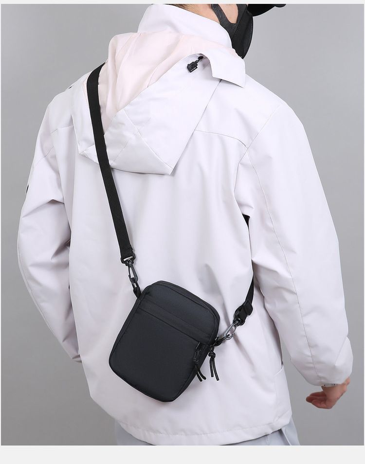Oxford Cloth Crossbody Bag Men's Small Bag Single Shoulder Bag Men's New Casual Mini Bag Mobile Phone Bag Shoulder Bag