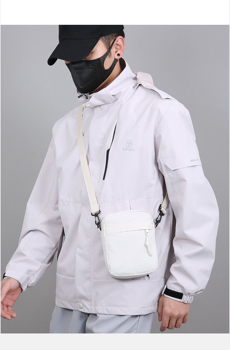 Oxford Cloth Crossbody Bag Men's Small Bag Single Shoulder Bag Men's New Casual Mini Bag Mobile Phone Bag Shoulder Bag