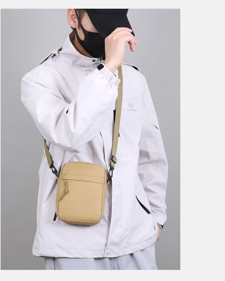 Oxford Cloth Crossbody Bag Men's Small Bag Single Shoulder Bag Men's New Casual Mini Bag Mobile Phone Bag Shoulder Bag