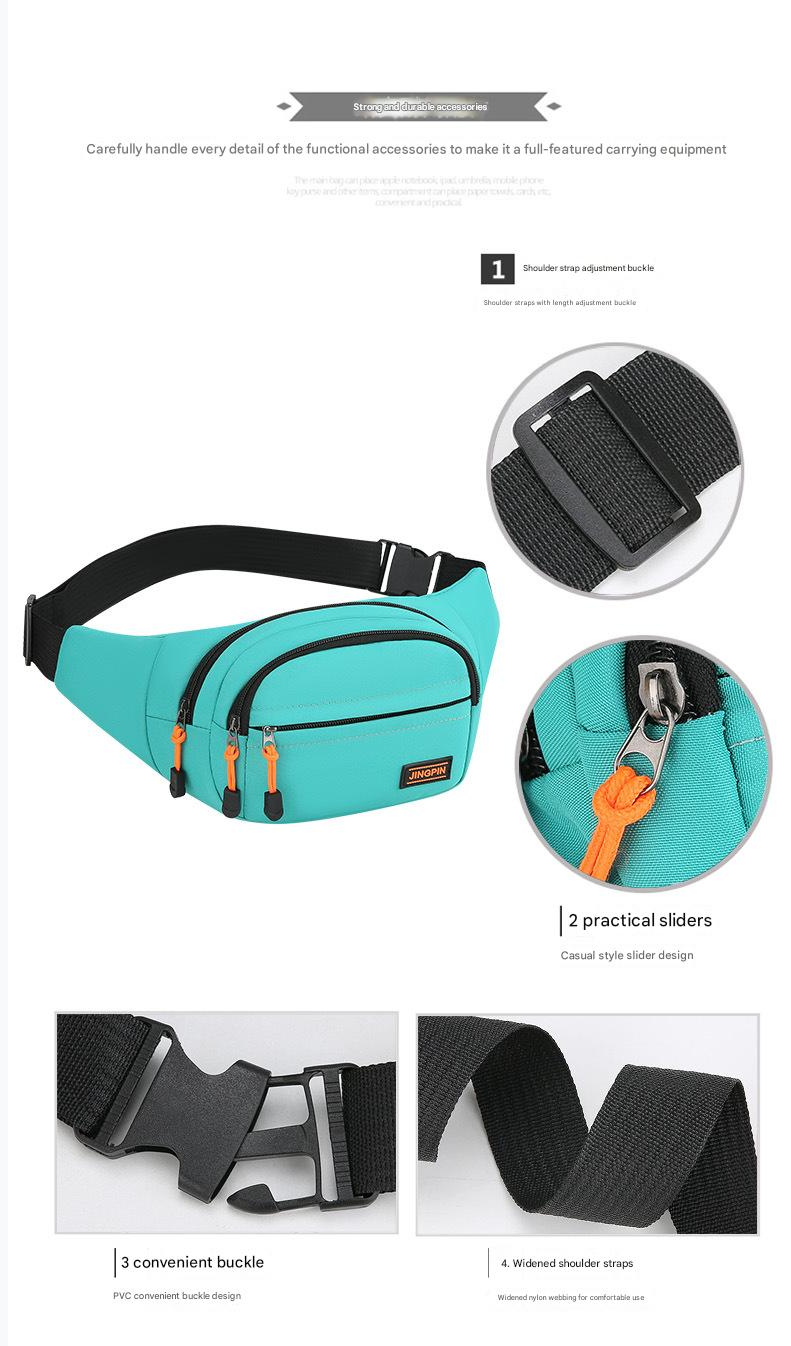Mobile Waist Bag Men's Multi Functional Large Capacity Belt Bag for Working on Construction Sites Female Waterproof Wear-Resistant Work Wallet