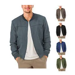 Jackets Coats Autumn Suede Solid Color Men's Zipper Jacket Casual Retro Long Sleeved Cardigan Jacket Men's Clothing