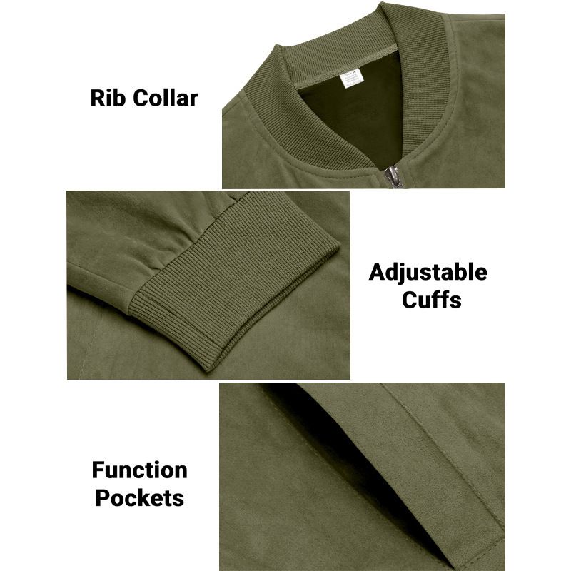 Jackets Coats Autumn Suede Solid Color Men's Zipper Jacket Casual Retro Long Sleeved Cardigan Jacket Men's Clothing