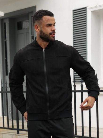 Men's Clothing Tops Jackets Coats Men's Fashion Casual Suede Lightweight Hoodie Jacket
