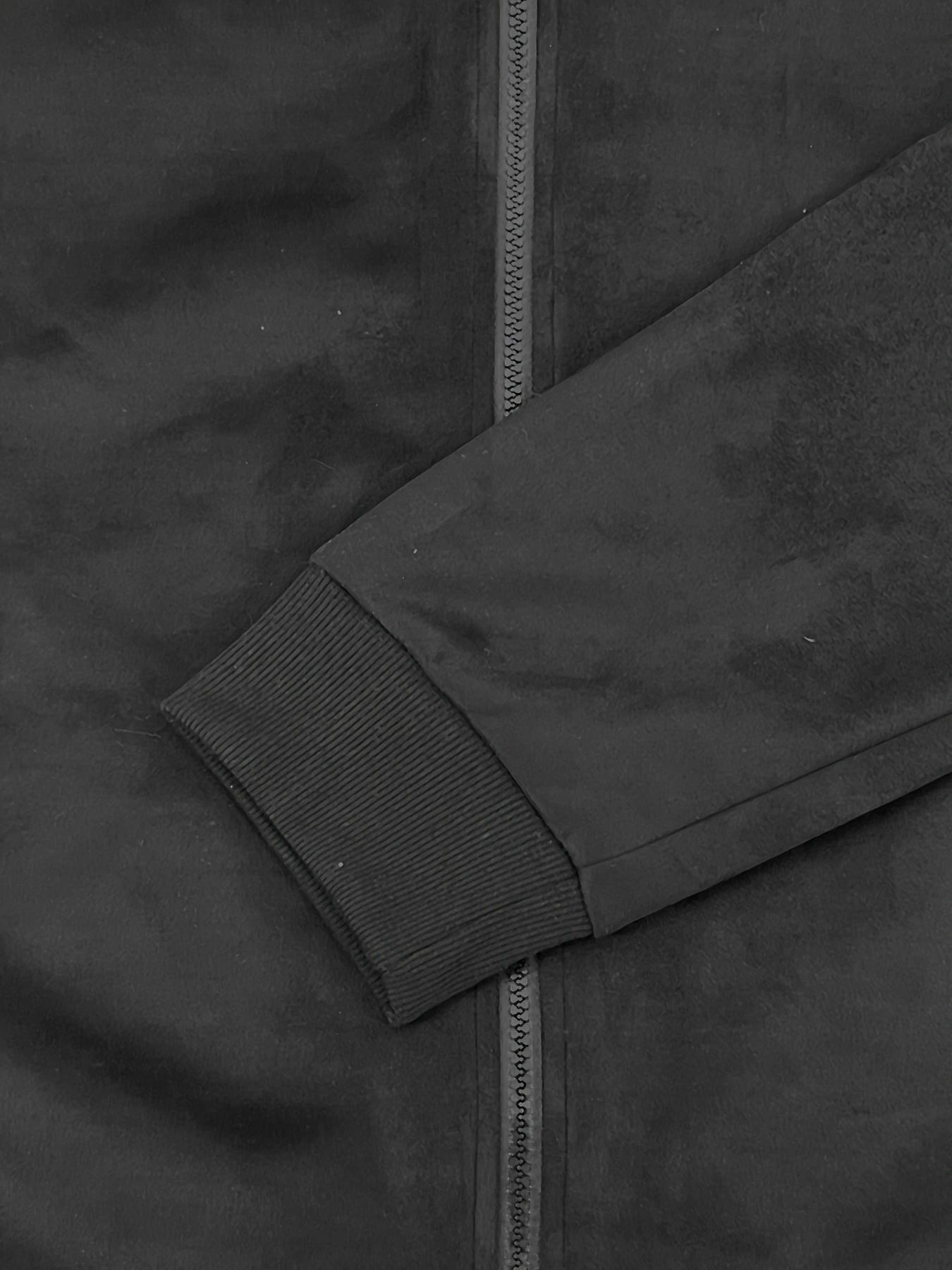 Men's Clothing Tops Jackets Coats Men's Fashion Casual Suede Lightweight Hoodie Jacket