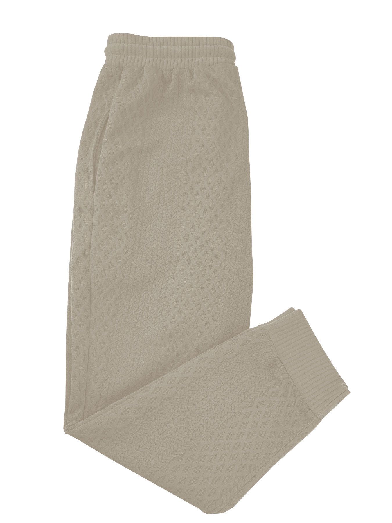 Hooded Pullover Jacquard Sweatshirt Sweatpants Men's Trendy Casual Sports Suit Men's Clothing Sets Two-Piece Outfits