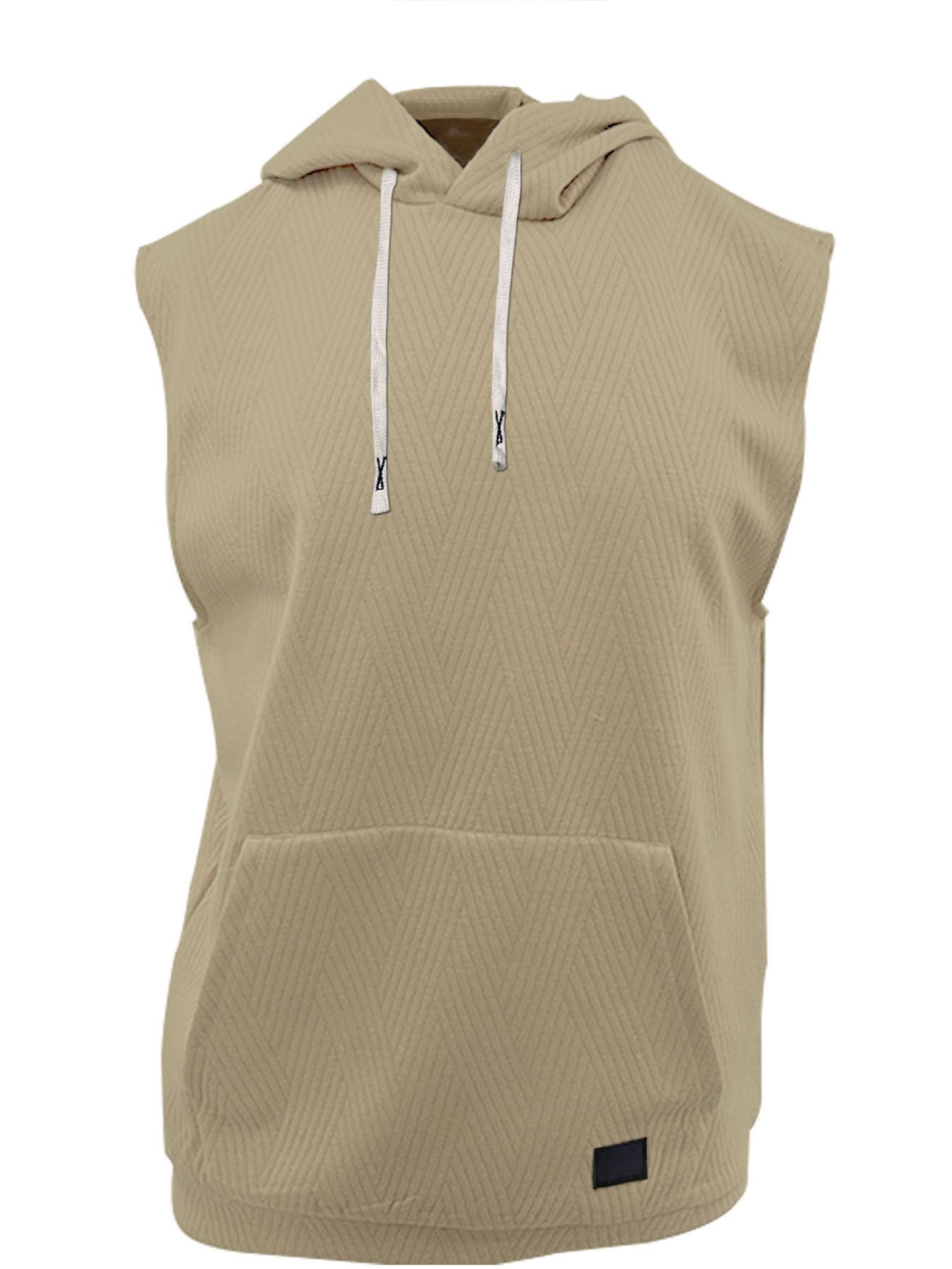 Summer Sleeveless Vest Top Men's Casual Hooded Sweatshirt T-Shirt Hip-Hop Sportswear Men's Clothing Tops Sweatshirts Hoodies