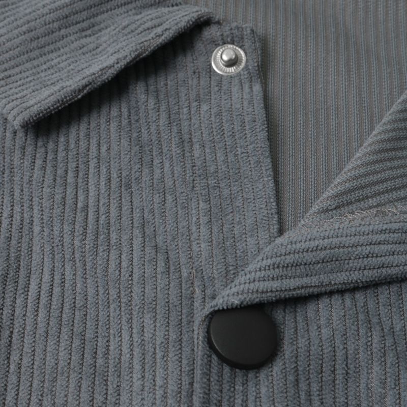 Men's Shirt New Multi Pocket Slim Fit Cardigan Corduroy Casual Men's Coat Top Trendy Workwear Men's Clothing Tops Jackets Coats