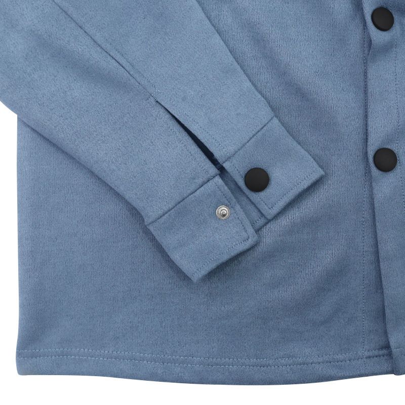 Men's Clothing Sets Two-Piece Outfits European American Autumn Winter Jacket Casual Pants Two-Piece Set Men's Solid Color Men's Suede Suit