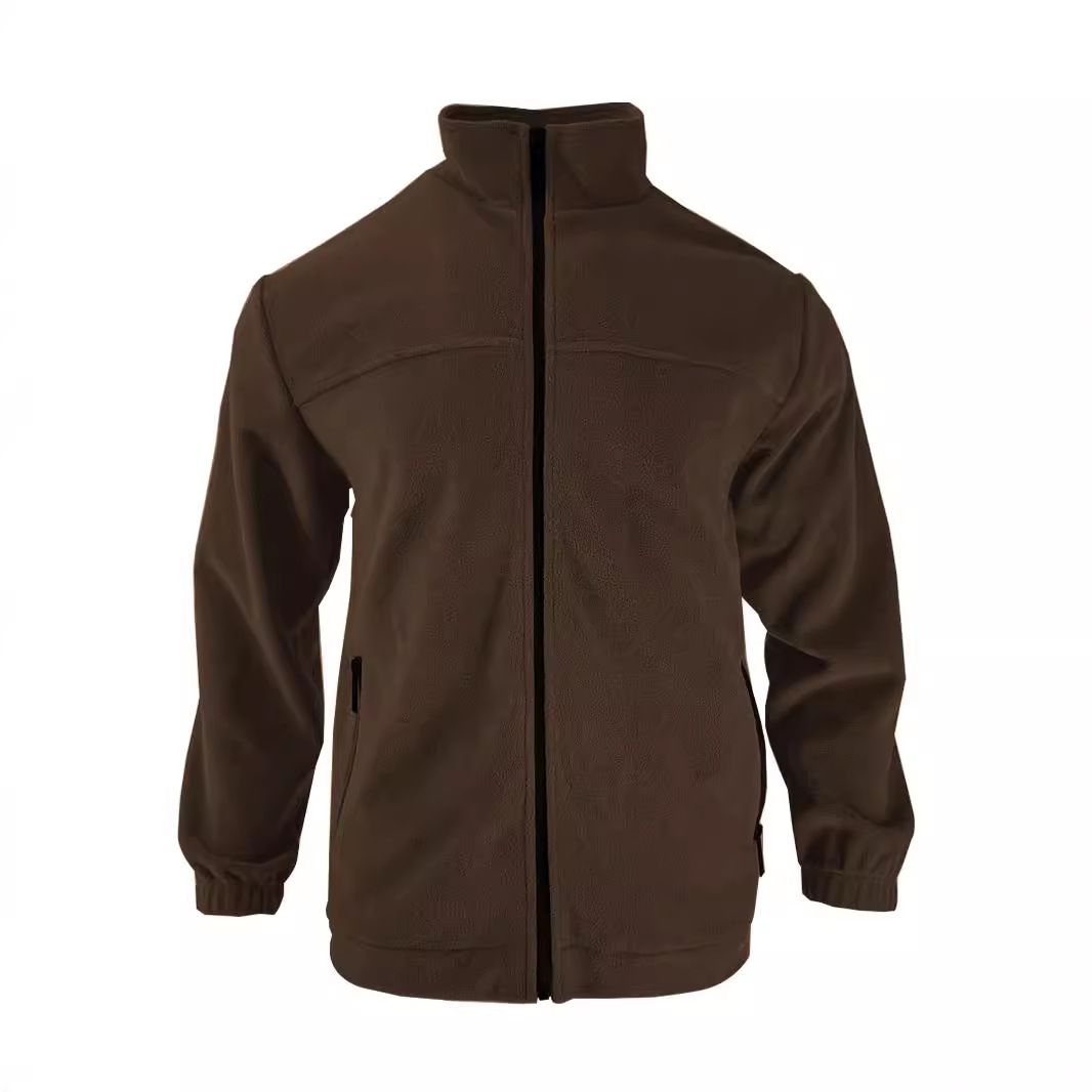 Men's Clothing Tops Jackets Coats New European American Men's Polar Fleece Jacket Spring Autumn Winter Outdoor Zipper Stand up Collar Jacket Top