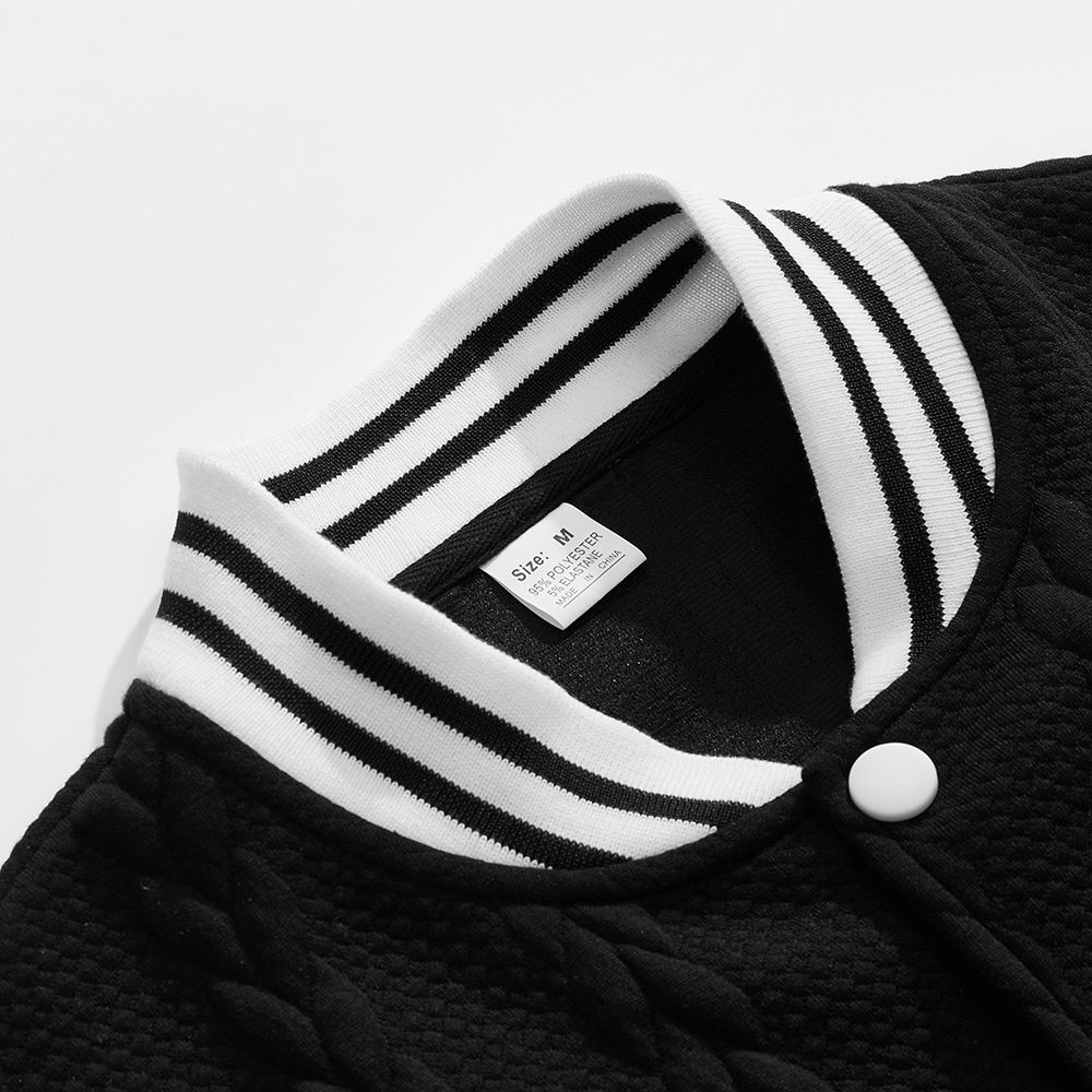 Men's Clothing Tops Jackets Spring Autumn New Jacquard European American Buckle Design Trendy Fashion Solid Color Men's Cardigan Baseball Jacket