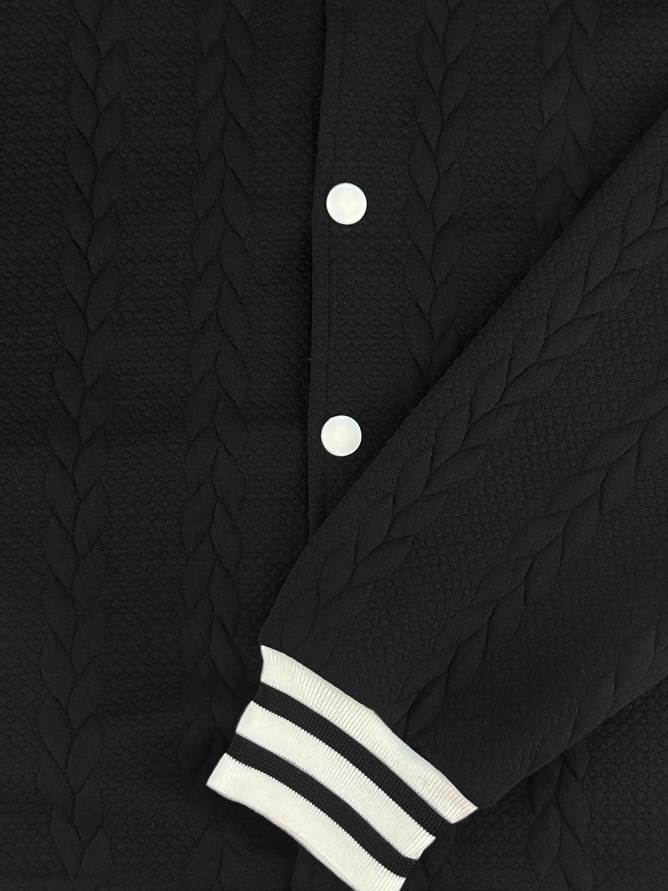 Men's Clothing Tops Jackets Spring Autumn New Jacquard European American Buckle Design Trendy Fashion Solid Color Men's Cardigan Baseball Jacket