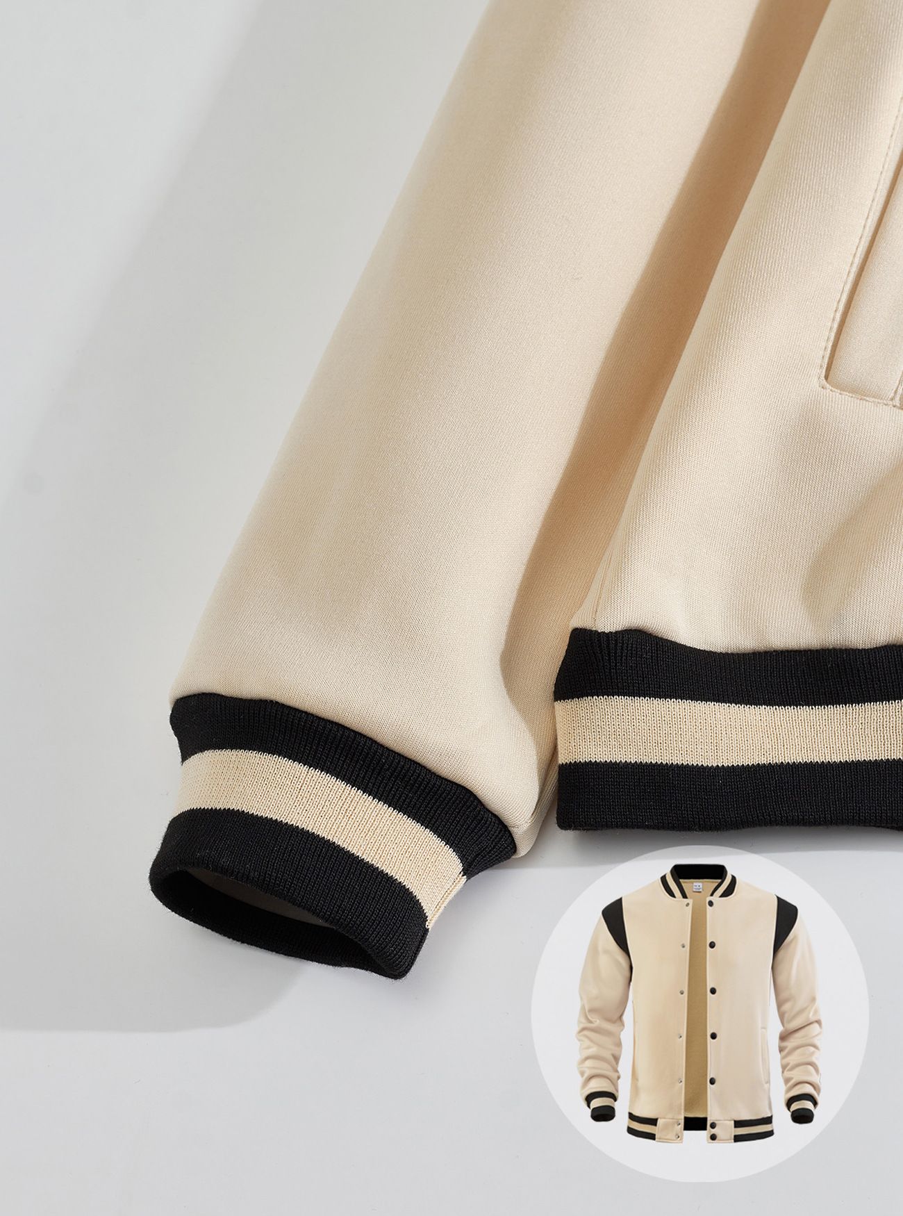 Men's Clothing Tops Jackets Coats Leisure Fashion European American Trends Cardigan Patchwork Button up Baseball Jersey