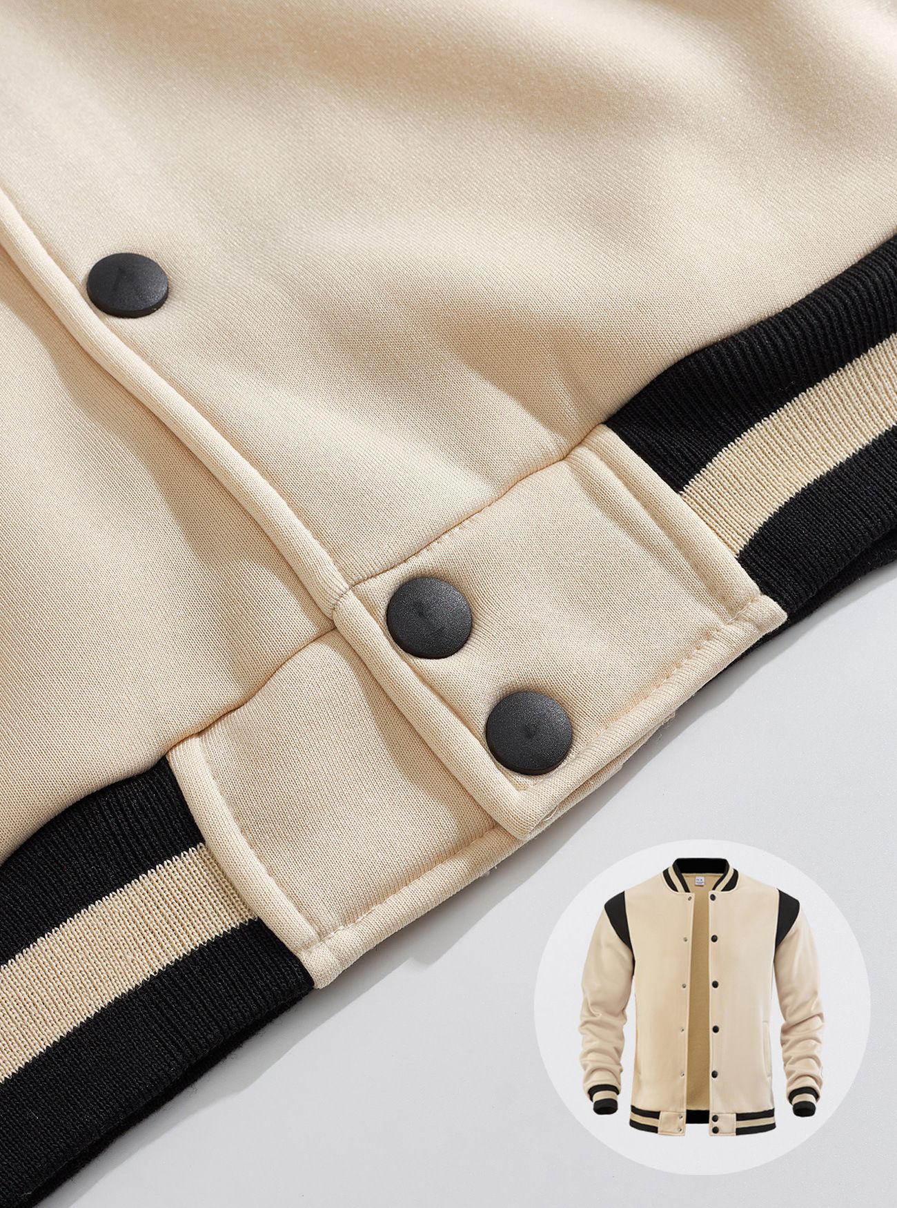 Men's Clothing Tops Jackets Coats Leisure Fashion European American Trends Cardigan Patchwork Button up Baseball Jersey